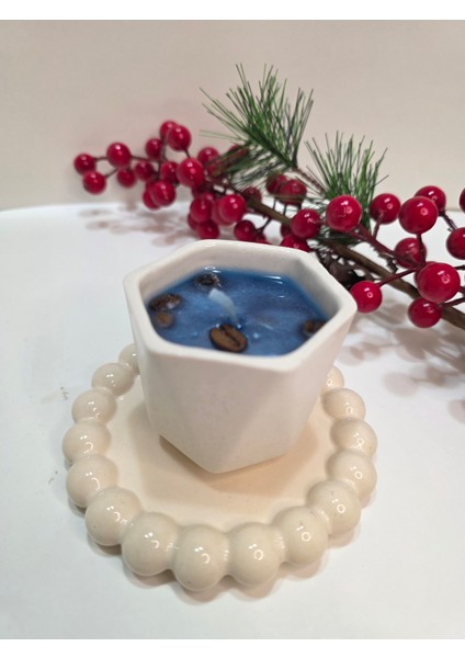 Yılbaşı Temalı Dekoratif Seramik Jel Mum indirimleri