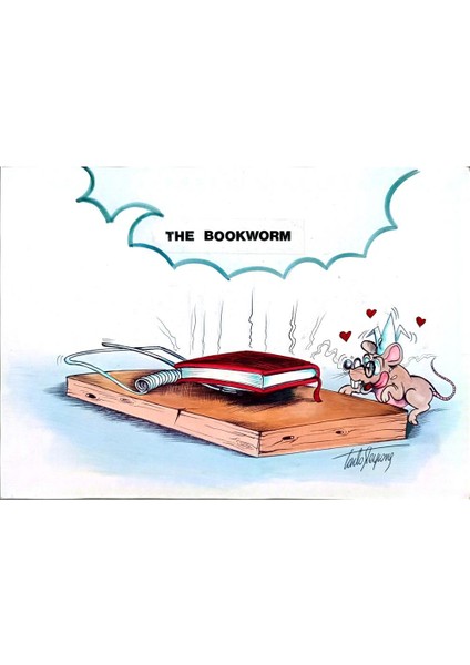 Sterpone Carlo 27X18CM Orijinal Karikatür Tablo modelleri