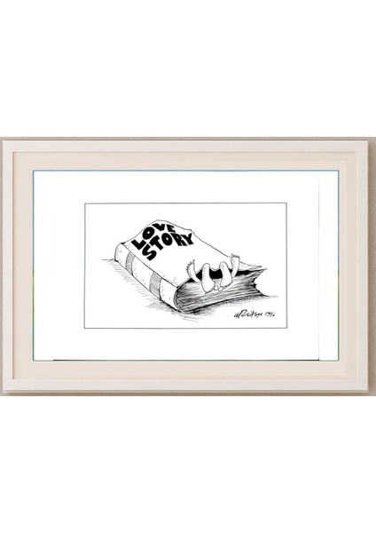 Gheorghita Ghinea Uriasu 21X15CM Orijinal Karikatür Tablo fırsatları