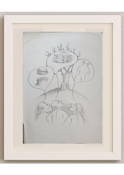 Wolfgang Schlegel 43X30CM Orijinal Karikatür Tablo fırsatları