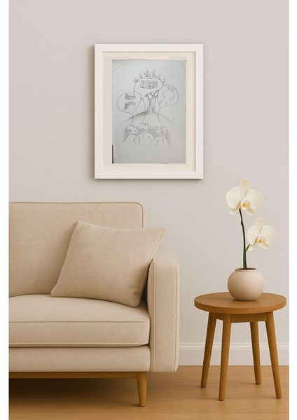 Wolfgang Schlegel 43X30CM Orijinal Karikatür Tablo indirimleri