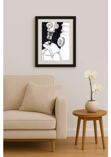 Ali Divandari 29X21CM Orijinal Karikatür Tablo fiyatları