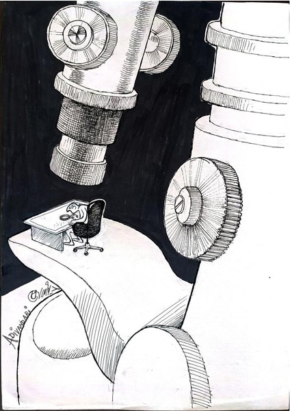 Ali Divandari 29X21CM Orijinal Karikatür Tablo modelleri