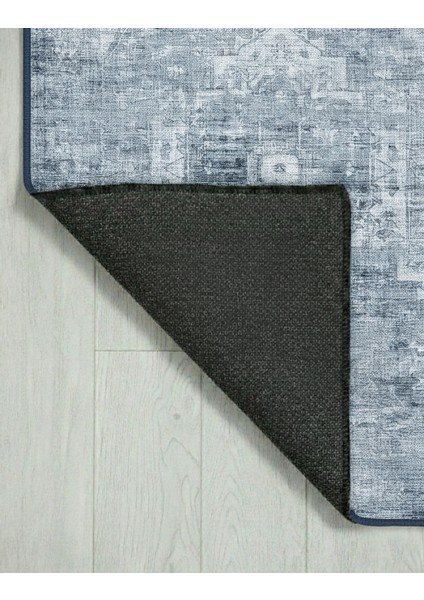 Mono Koleksiyonu Vintage Şönil Pamuk Kilim Dokulu Normal Overlok Kenarlı Makinede Yıkanabilir