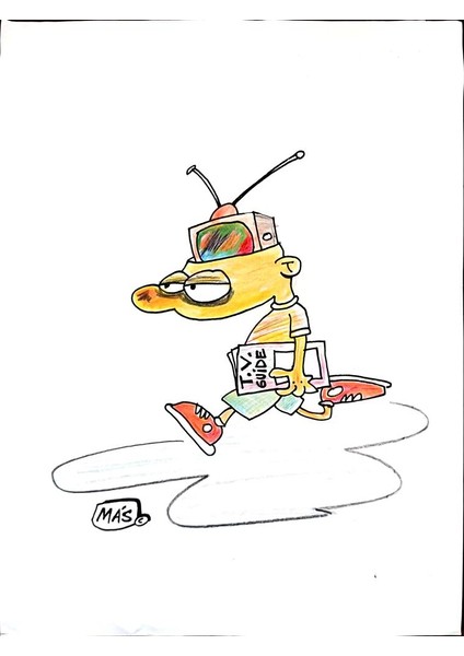 Sergio Mas 29X21CM Orijinal Karikatür Tablo modelleri