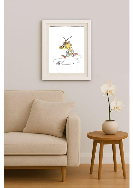 Sergio Mas 29X21CM Orijinal Karikatür Tablo indirimleri