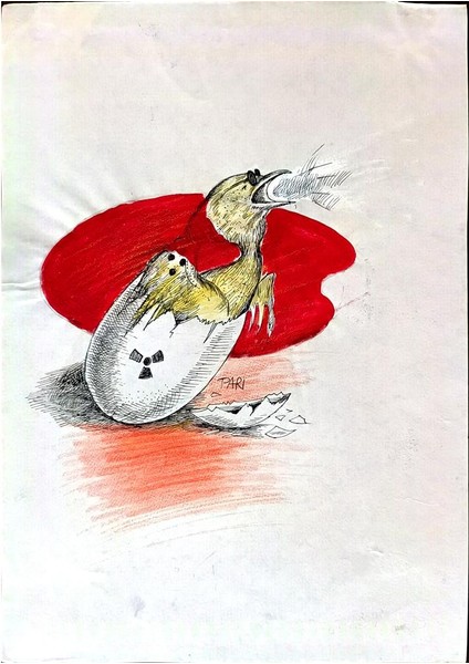 Pari Mohammad Nabi 29X21CM Orijinal Karikatür Tablo modelleri