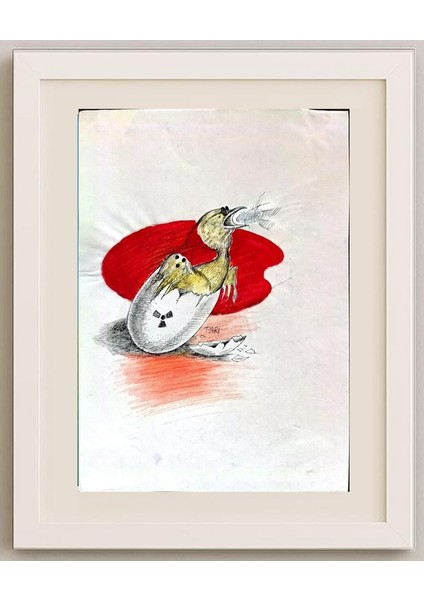 Pari Mohammad Nabi 29X21CM Orijinal Karikatür Tablo fırsatları