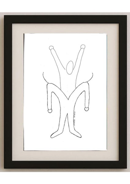 Cyrus Kazemi 29X21CM Orijinal Karikatür Tablo