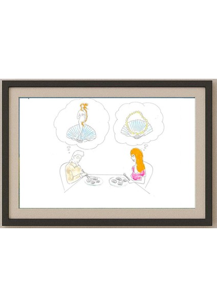 Zola Zli 35X25CM Orijinal Karikatür Tablo