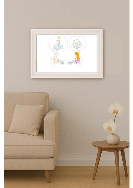 Zola Zli 35X25CM Orijinal Karikatür Tablo indirimleri