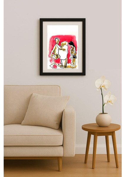 Vasantha Hosabettu 22X16CM Orijinal Karikatür Tablo fiyatları