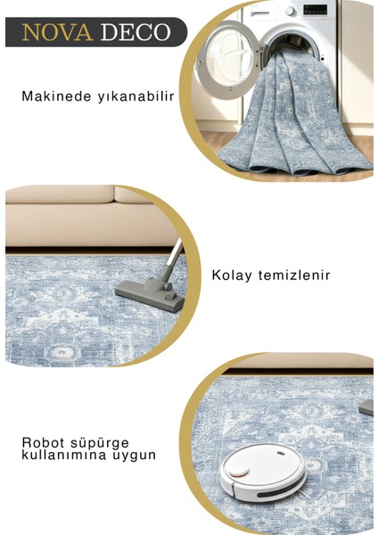 Mono Koleksiyonu Vintage Şönil Pamuk Kilim Dokulu Normal Overlok Kenarlı Makinede Yıkanabilir modelleri