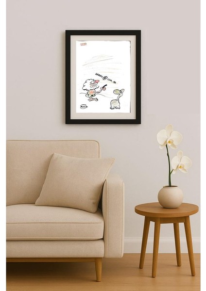 Sergio Mas 24X18CM Orijinal Karikatür Tablo fiyatları