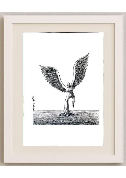 Anton Dragos 29X21CM Orijinal Karikatür Tablo fırsatları