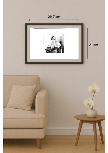 Oleg Loktiev 29X21CM Orijinal Karikatür Tablo fiyatları