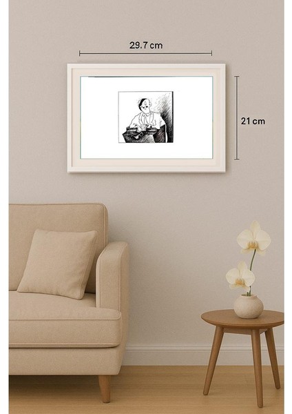 Oleg Loktiev 29X21CM Orijinal Karikatür Tablo indirimleri