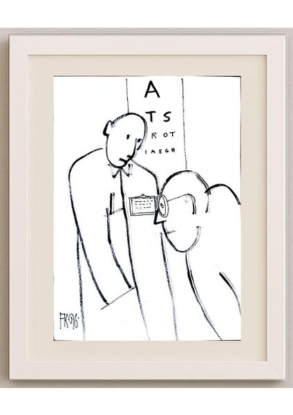 Fedor Kritovak 29X21CM Orijinal Karikatür Tablo fırsatları