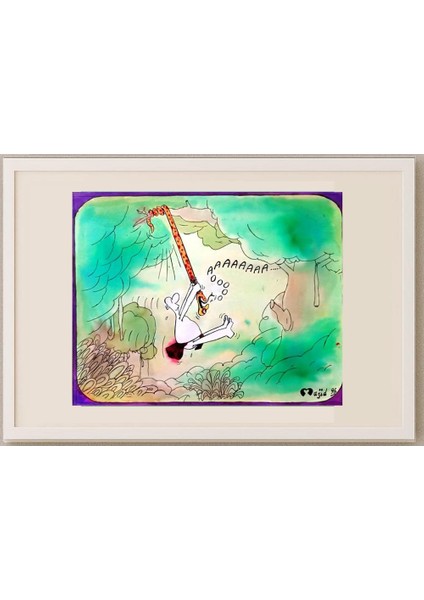 Mahyan Khosro Anjom 24X21CM Orijinal Karikatür Tablo fırsatları