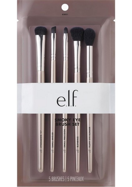 Smokey Eye Fırça Seti 5 Parçalı Göz Makyajı Fırça Kiti fırsatları