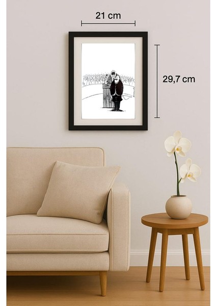 Zdzislaw Romanovski 29X21CM Orijinal Karikatür Tablo fiyatları