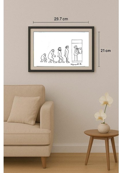 Veselin Borisic 29X21CM Orijinal Karikatür Tablo fiyatları