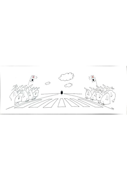 Sergei Koupriy 43X14CM Orijinal Karikatür Tablo modelleri