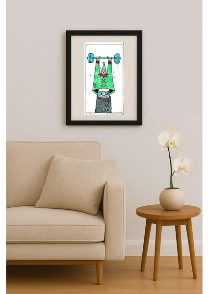 Mihaita Porumbita 21X11CM Orijinal Karikatür Tablo fiyatları