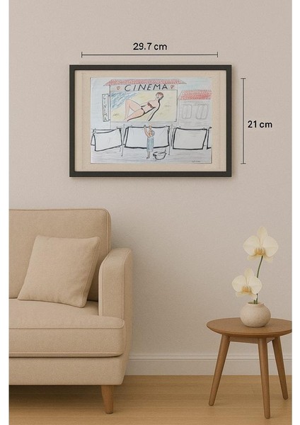 Michael Tetievski 29X21CM Orijinal Karikatür Tablo fiyatları