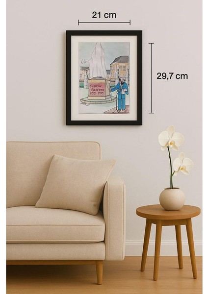 Frantisek Kratochvil 29X21CM Orijinal Karikatür Tablo fiyatları