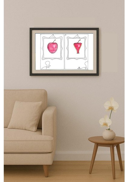 Mostafa Hossein Nia 35C25CM Orijinal Karikatür Tablo fiyatları