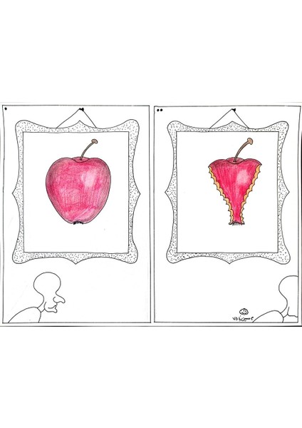 Mostafa Hossein Nia 35C25CM Orijinal Karikatür Tablo modelleri