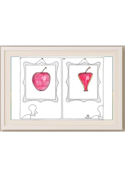 Mostafa Hossein Nia 35C25CM Orijinal Karikatür Tablo fırsatları