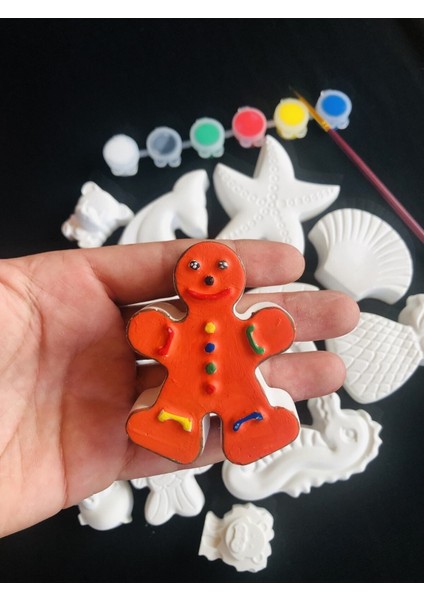 12 Adet Xl Boy Deniz Hayvanları Taş Boyama Seti Anne ve Çocuk Etkinliği Taş Boyama El Beceri Sanatı indirimleri