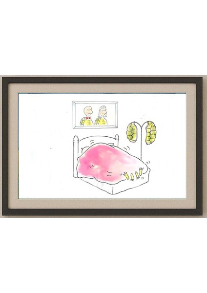 Zola Zli 35X25CM Orijinal Karikatür Tablo