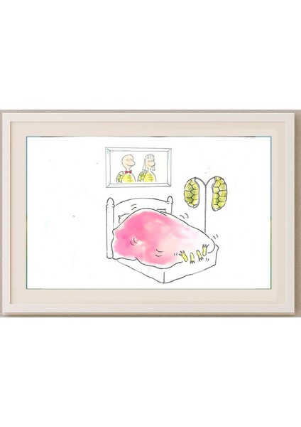 Zola Zli 35X25CM Orijinal Karikatür Tablo fırsatları