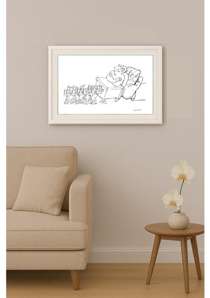 Meret Klıçev 43X30CM Orijinal Karikatür Tablo indirimleri