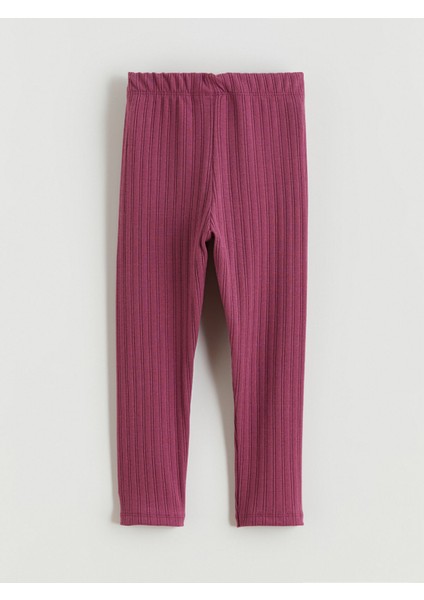 Yeni Sezon Beli Lastikli Basic Kız Çocuk Tayt modelleri