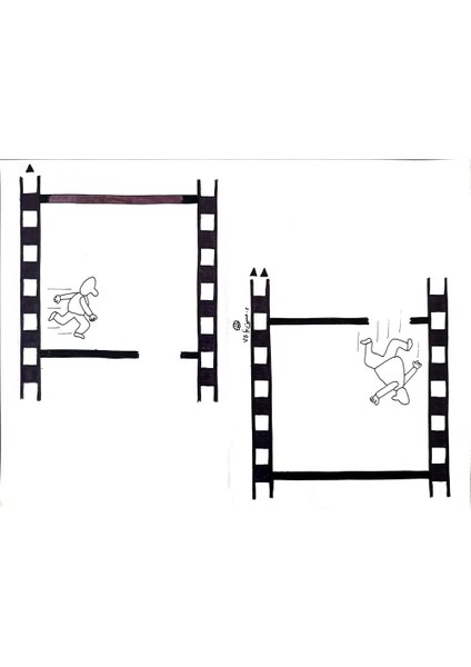 Mostafa Hossein Nia 35C25CM Orijinal Karikatür Tablo modelleri