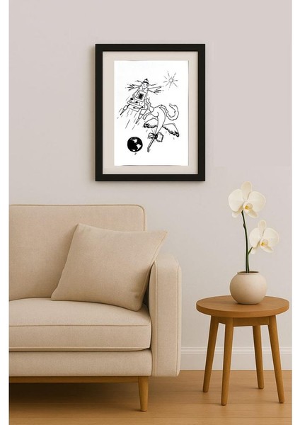 Unknown 43X30CM Orijinal Karikatür Tablo fiyatları