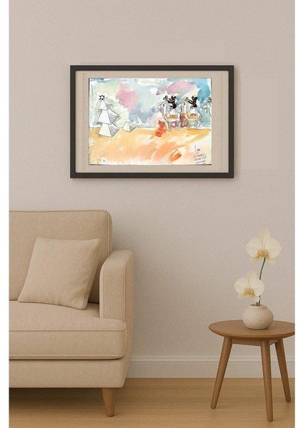 Coutarelli Kihsias 31X24CM Orijinal Karikatür Tablo fiyatları