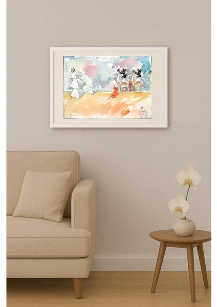 Coutarelli Kihsias 31X24CM Orijinal Karikatür Tablo indirimleri