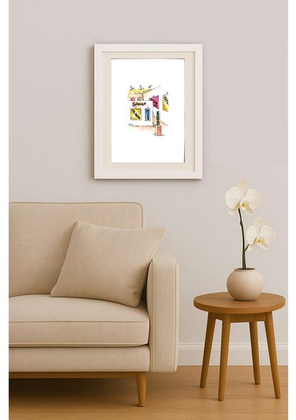 Winfried Besslich 29X21CM Orijinal Karikatür Tablo indirimleri