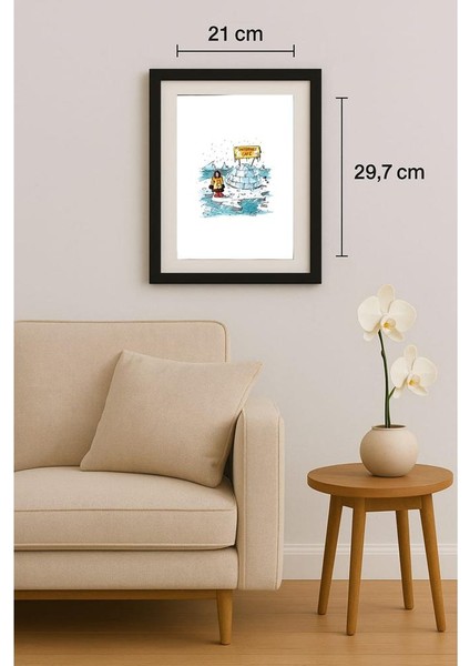 Winfried Besslich 29X21CM Orijinal Karikatür Tablo fiyatları