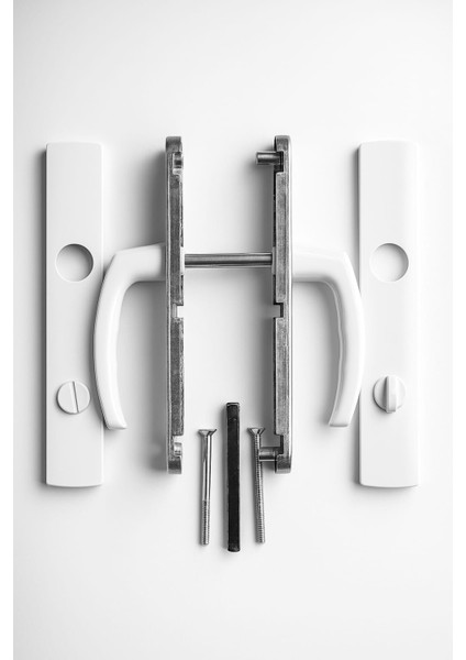 Pvc Plastik Banyo Balko Wc Tuvalet Kapı Kolu Beyaz modelleri