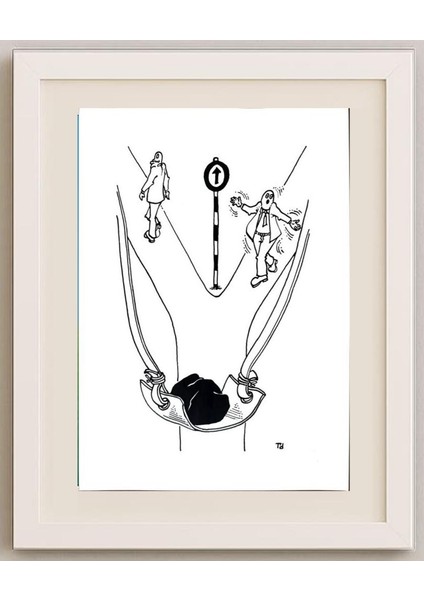 Tomislav Dusanic 29X21CM Orijinal Karikatür Tablo fırsatları