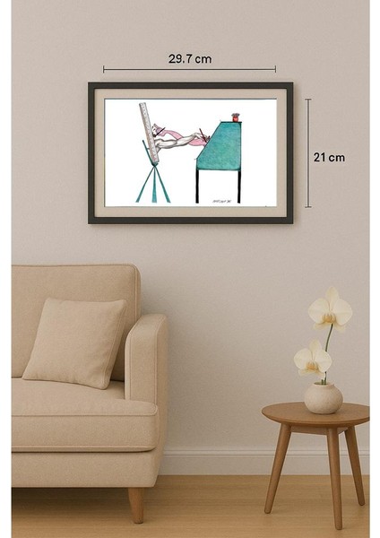 Marina Braovic 29X21CM Orijinal Karikatür Tablo fiyatları