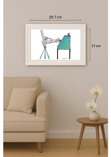 Marina Braovic 29X21CM Orijinal Karikatür Tablo indirimleri