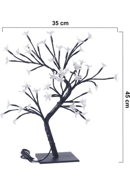 Dekoratif Kiraz Ağacı Masaüstü USB LED Lamba / GT-CL16 indirimleri