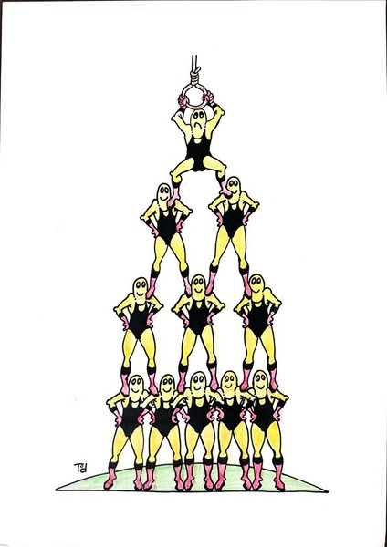 Tomislav Dusanic 29X21CM Orijinal Karikatür Tablo modelleri